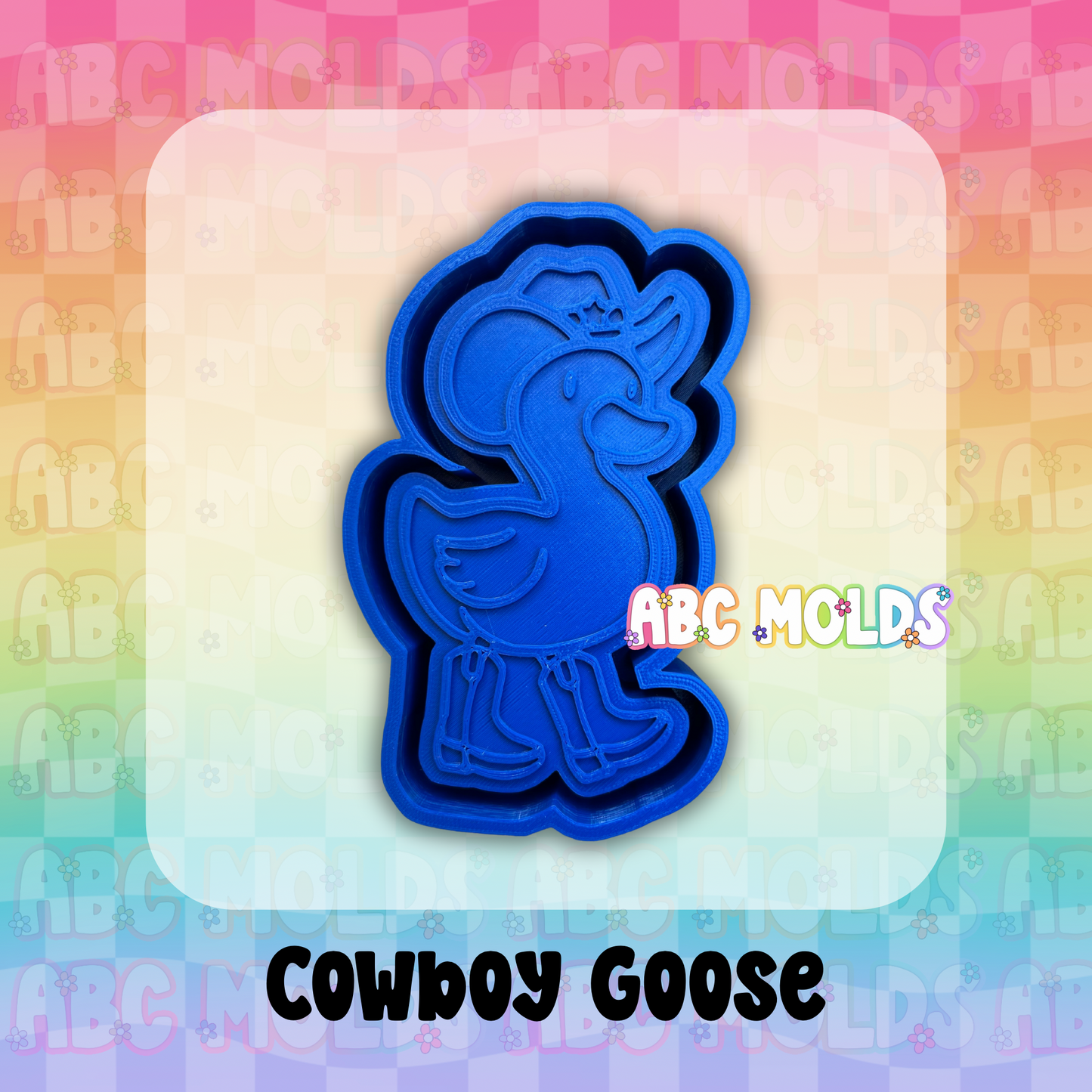 Cowboy Goose Silicone Mold