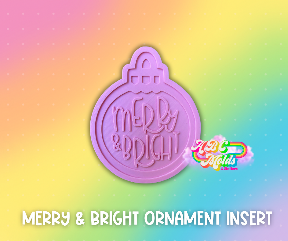 ABC Ornament silicone mold Inserts