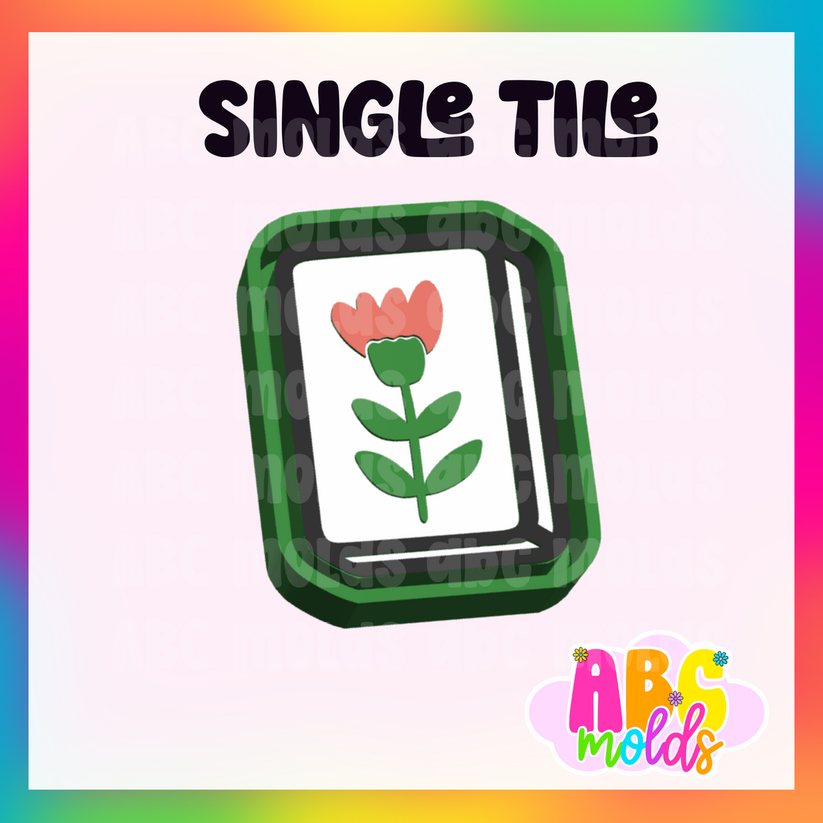 Single Tile - Mahjong - Silicone Freshie Mold