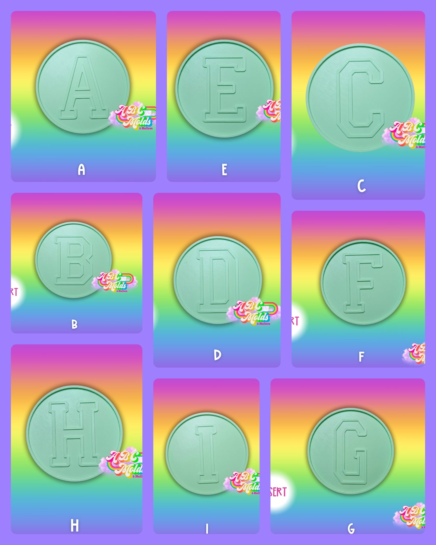 Alphabet Circle Insert Bundle