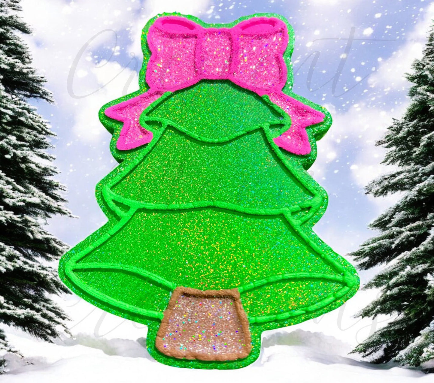 Bow Tree Silicone Mold