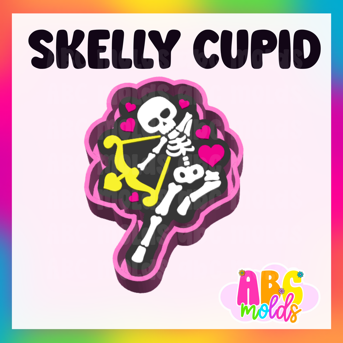 Skelly Cupid - Silicone Freshie Mold