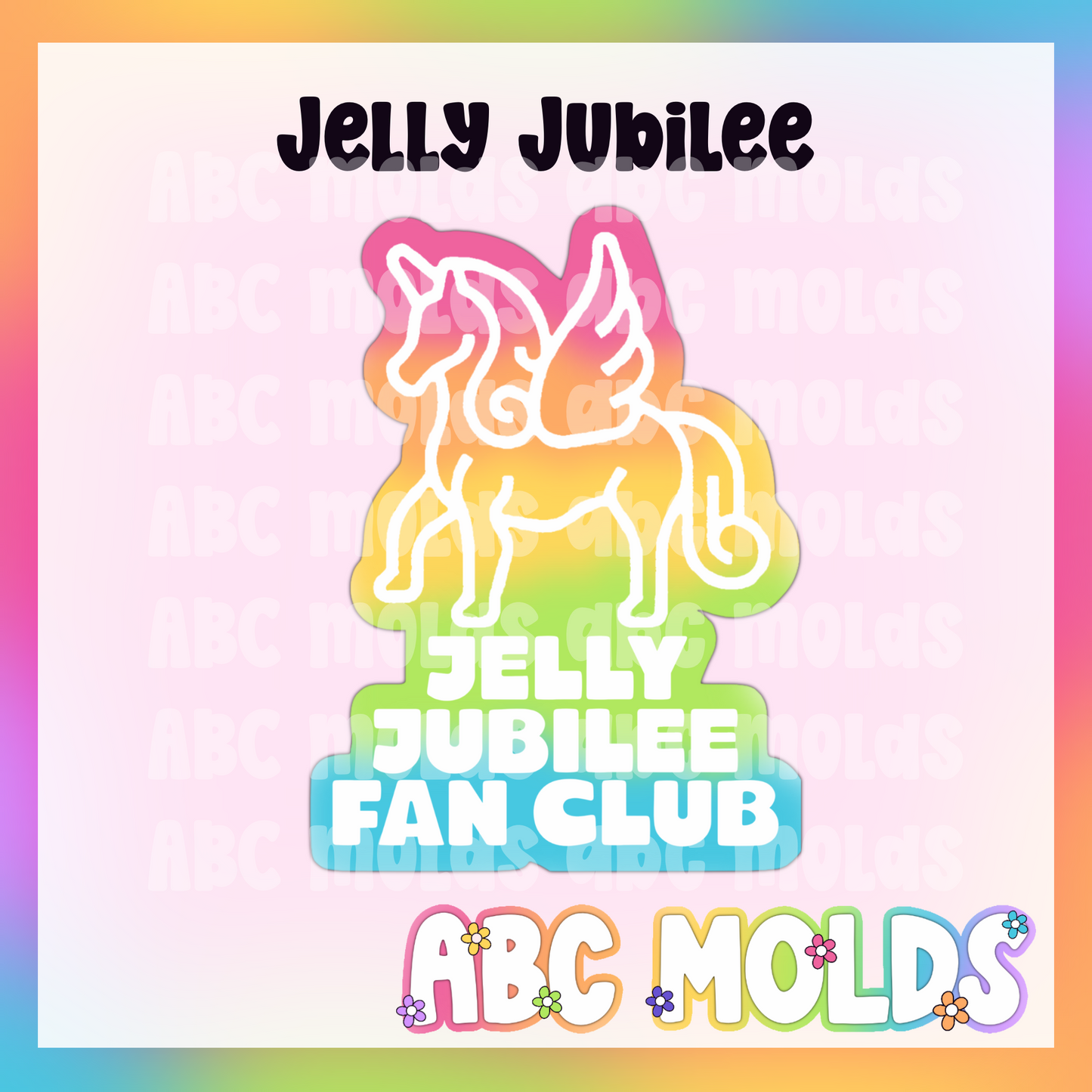 Jelly Jubilee Fan Club Silicone Freshie Mold