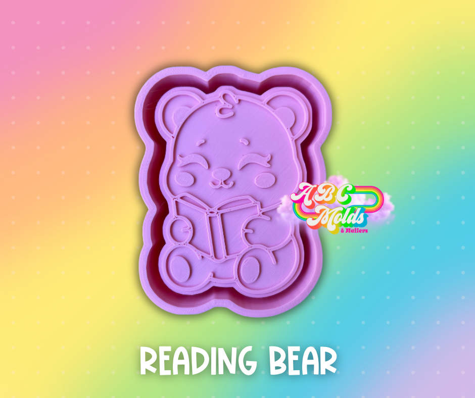 Reading Bear Silicone Mold