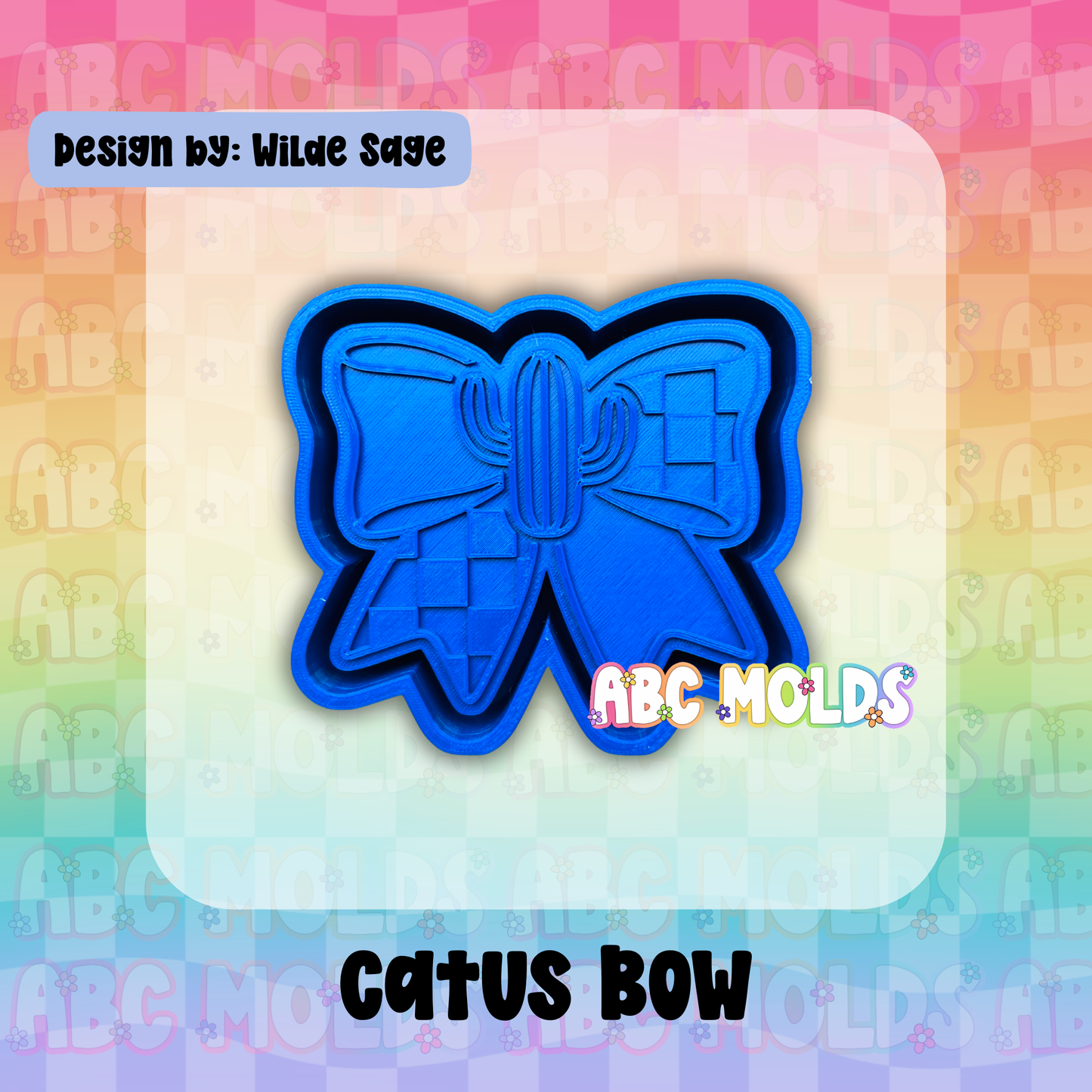 Cactus Bow Silicone Mold