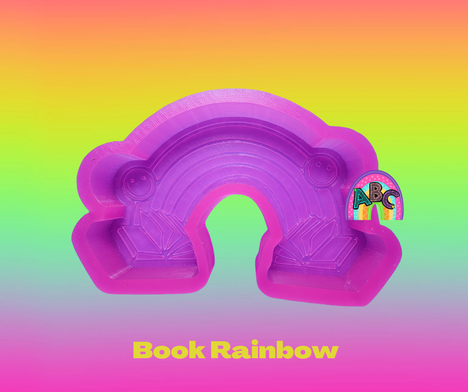 Book Rainbow Silicone Mold