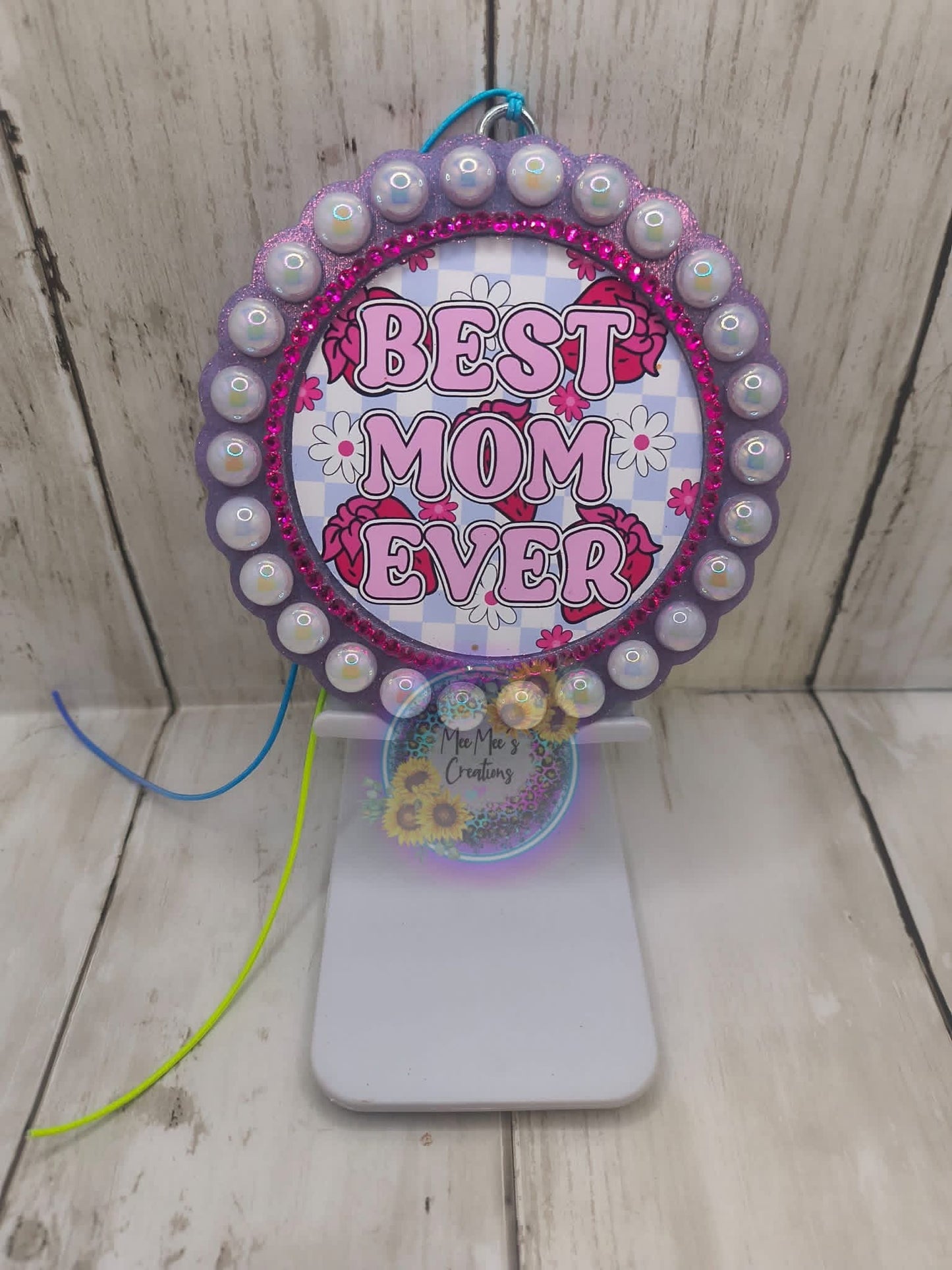 Circle with dots silicone freshie mold