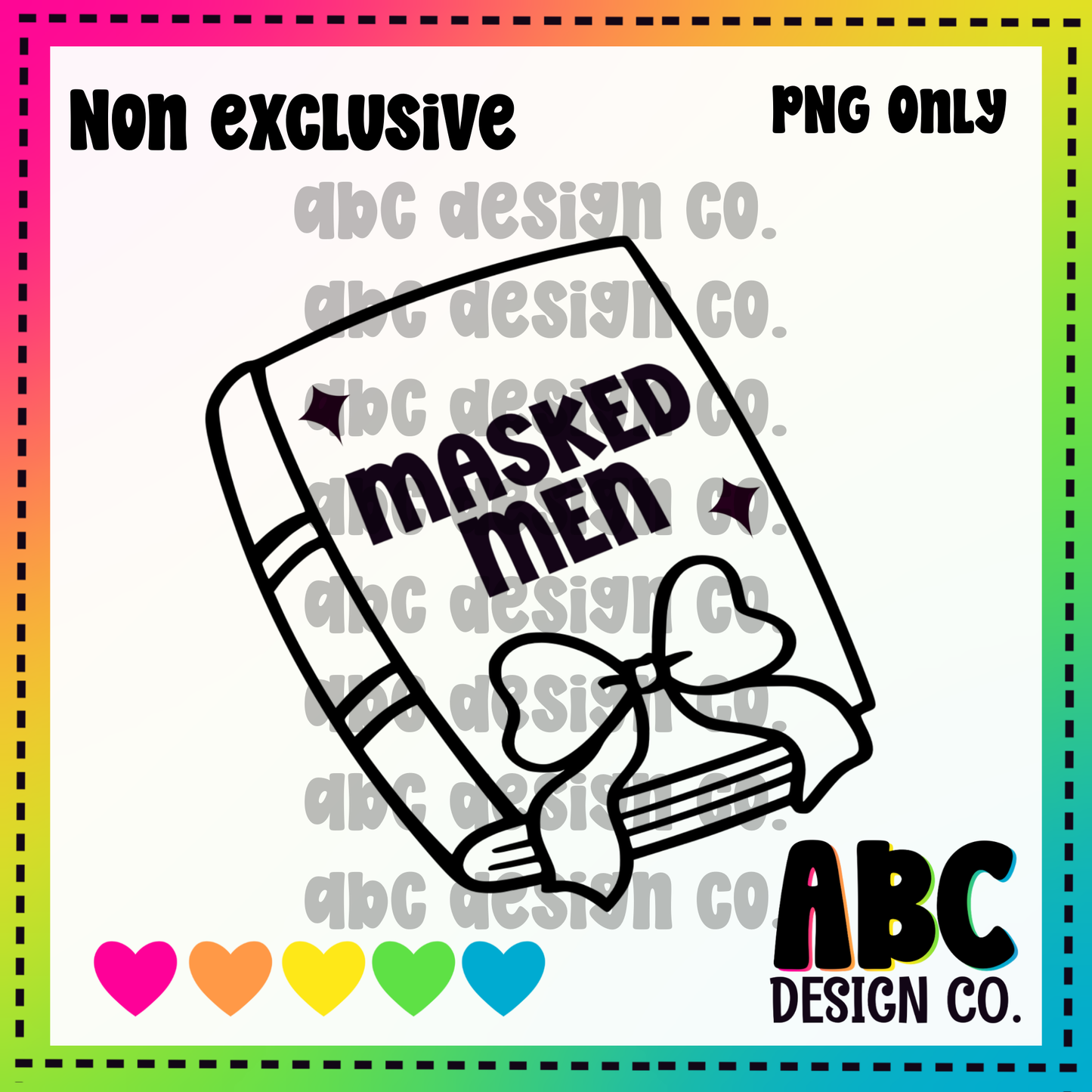 Masked Men PNG - NON Exclusive - digital download