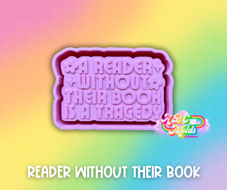 A reader without their book Silicone Mold
