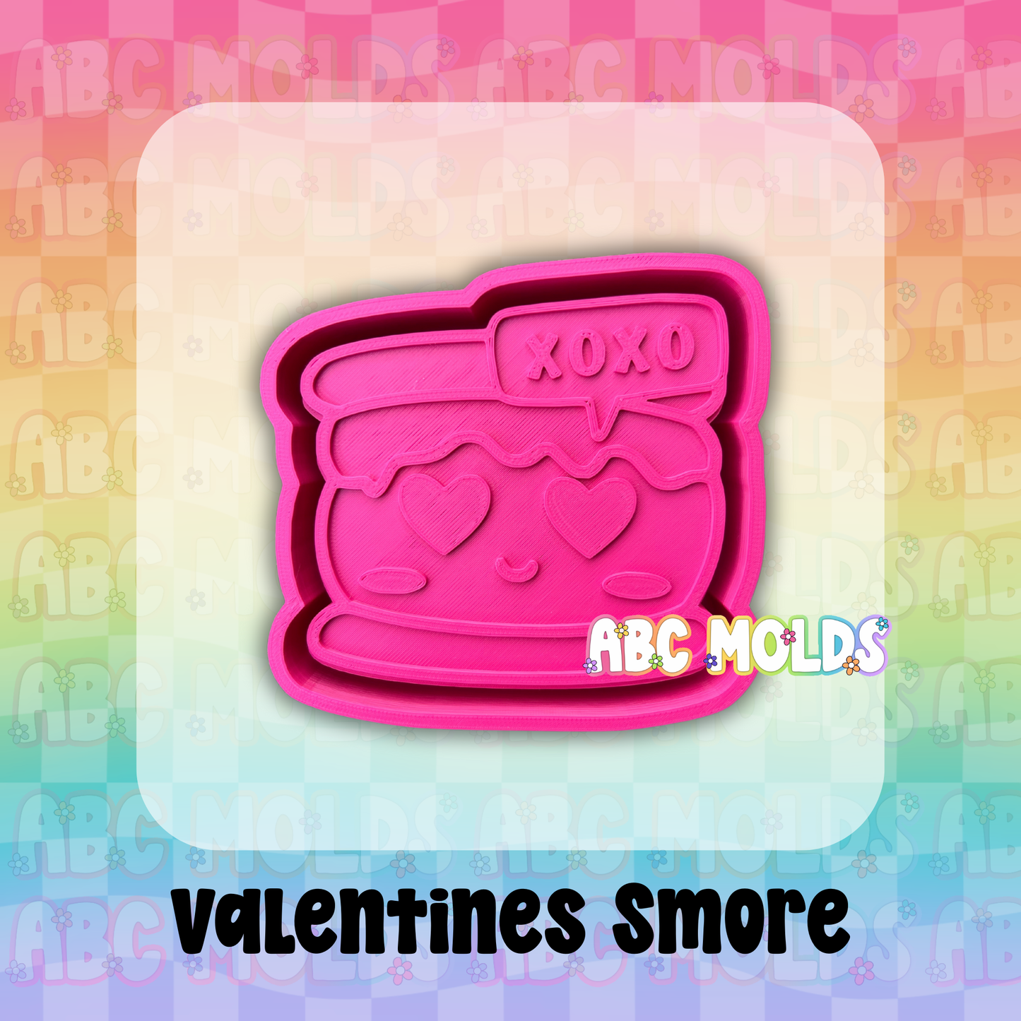 Valentines Smore Silicone Mold