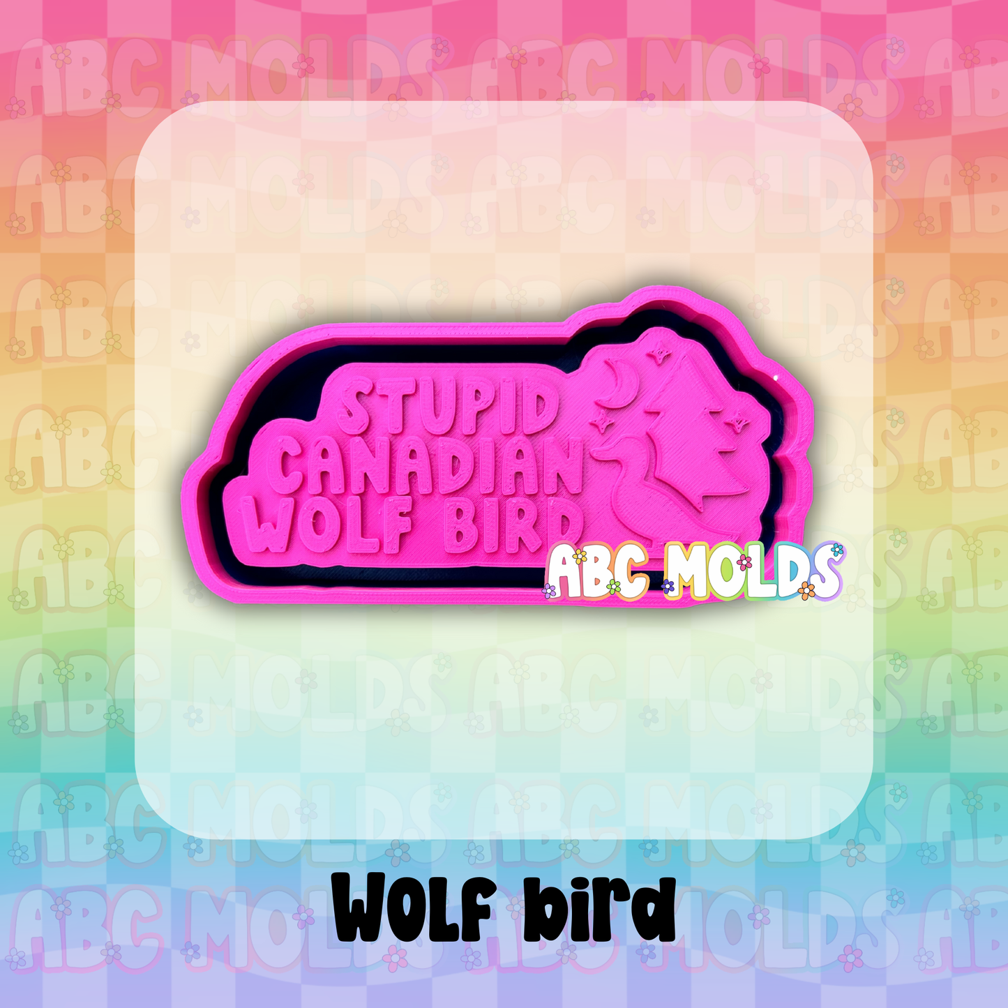 Wolf bird Silicone Freshie Mold