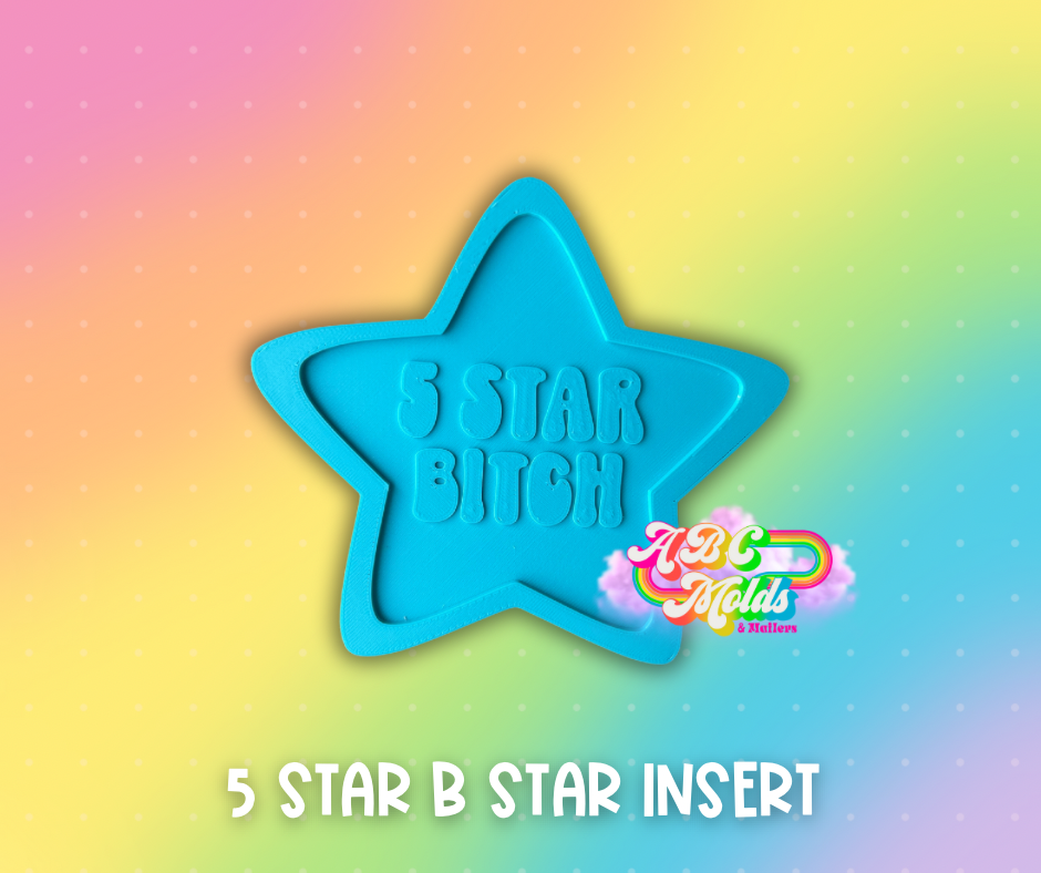 Star Inserts silicone mold