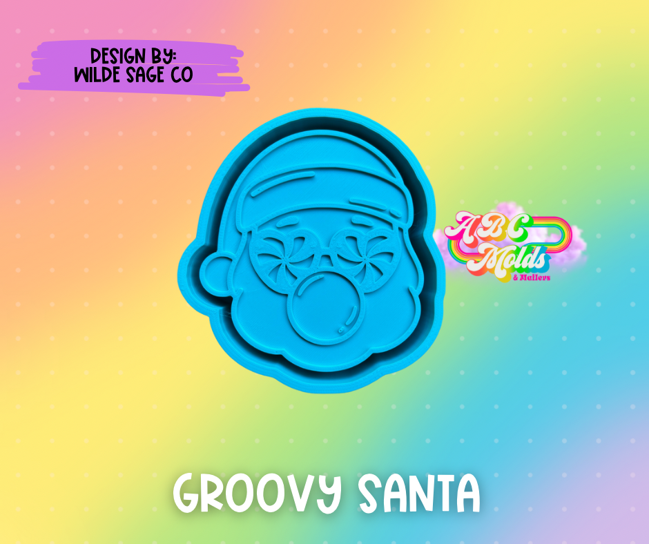 Groovy Santa Silicone Mold