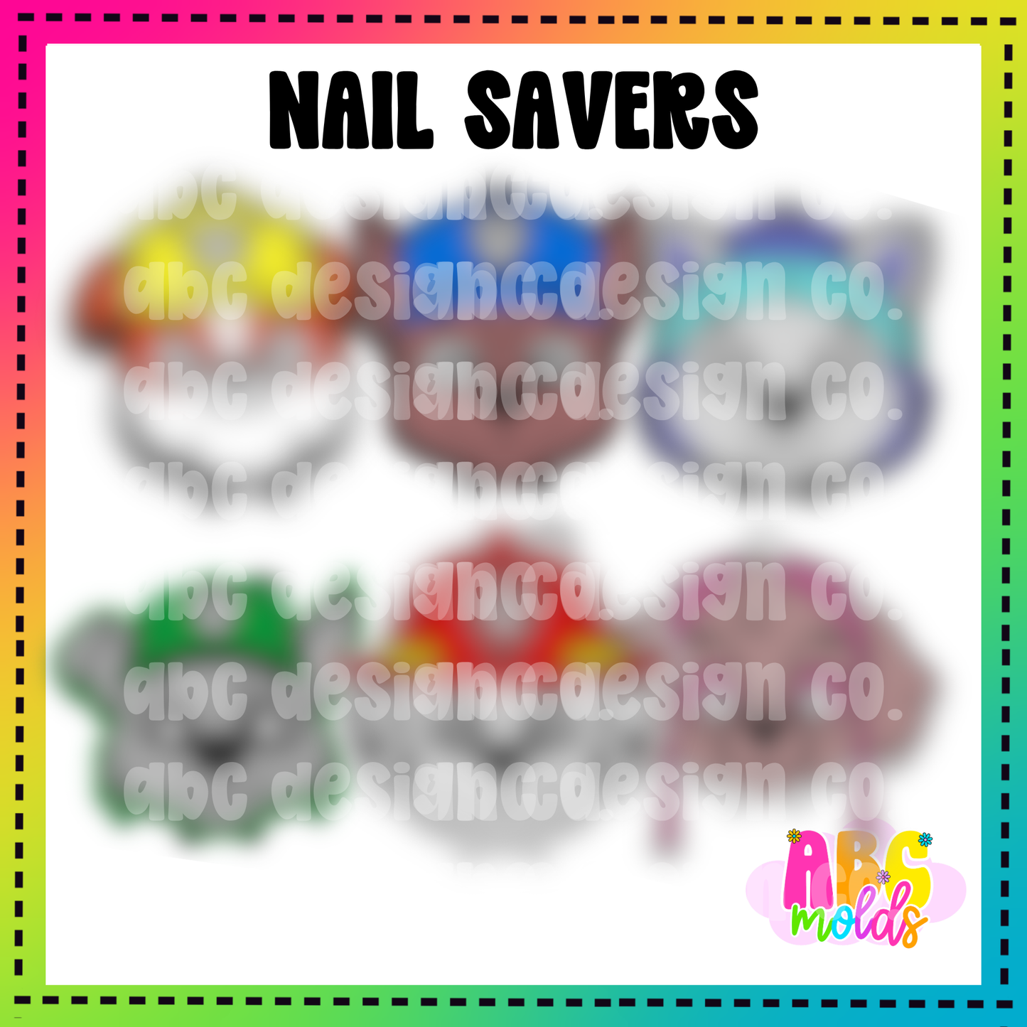 Dog bundle of 6 - Nail Saver - STL & 3mf - Digital Download