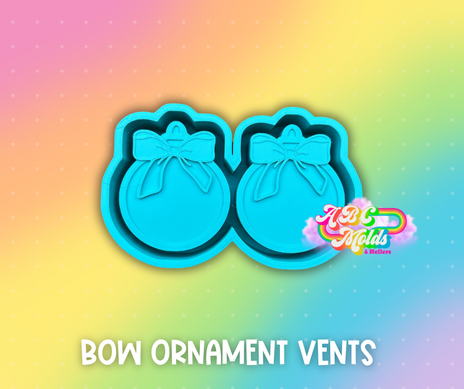 Bow Ornament Vents Silicone Mold