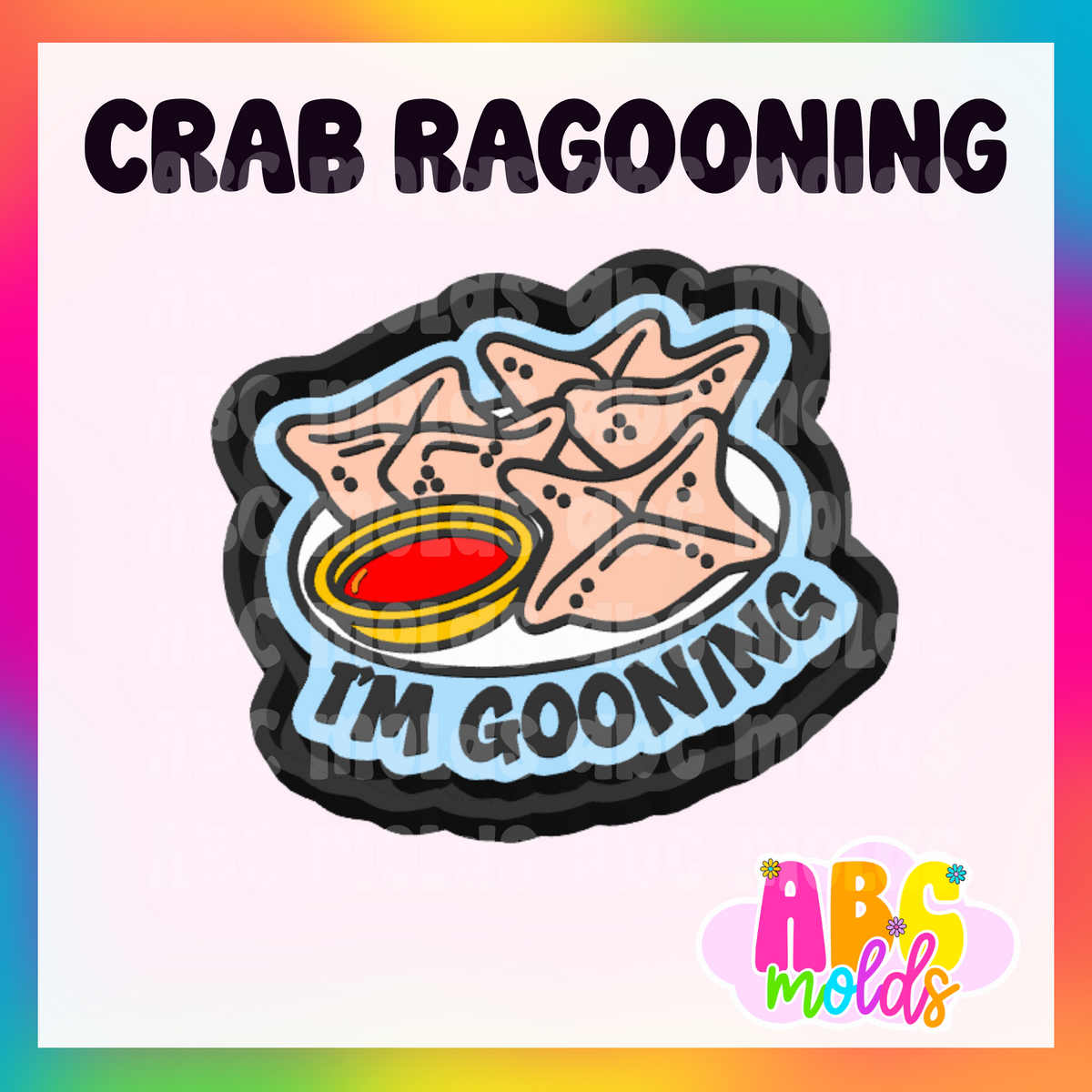 Crab ragoons - Silicone Freshie Mold