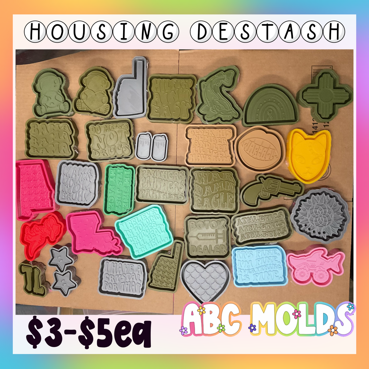 Destash housings