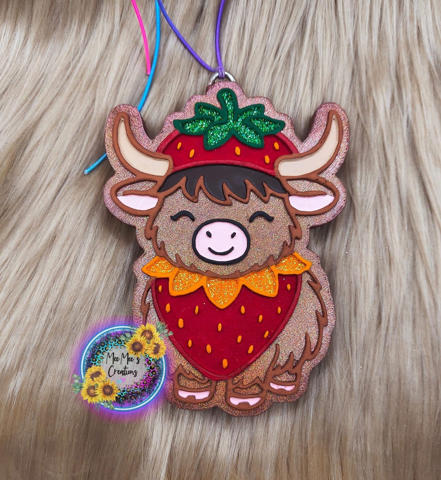 Strawberry Cow Silicone Mold