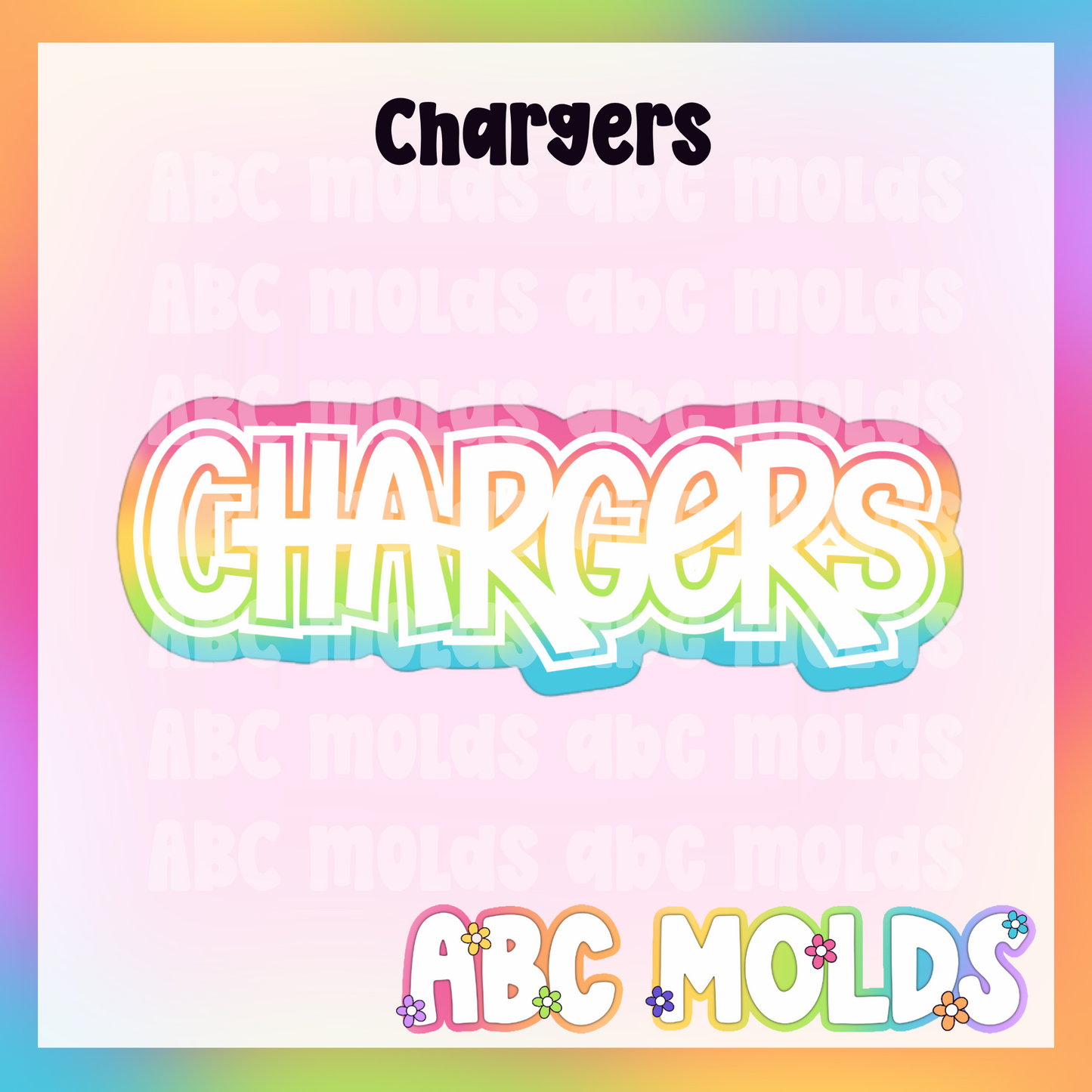 Chargers Silicone Freshie Mold