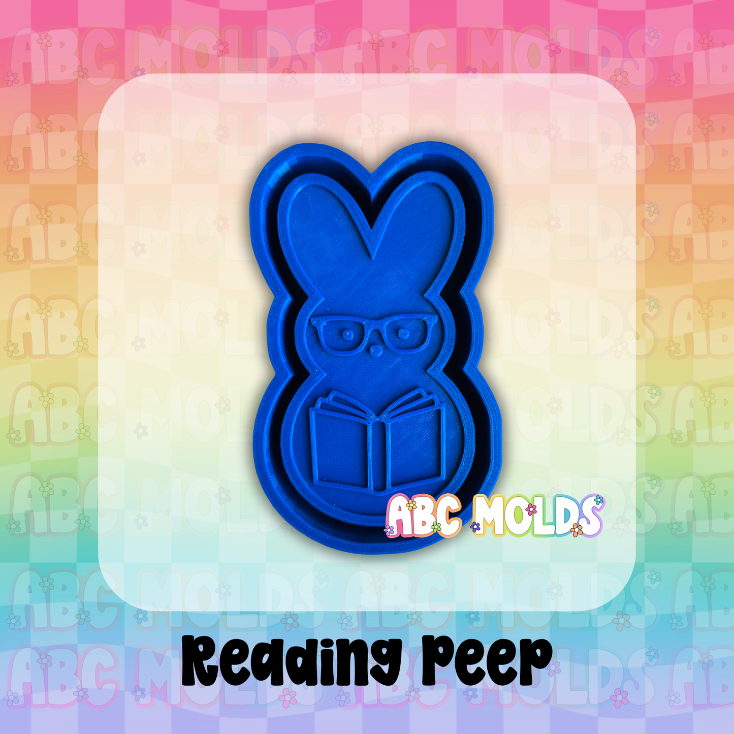 Reading Peep Silicone Freshie Mold