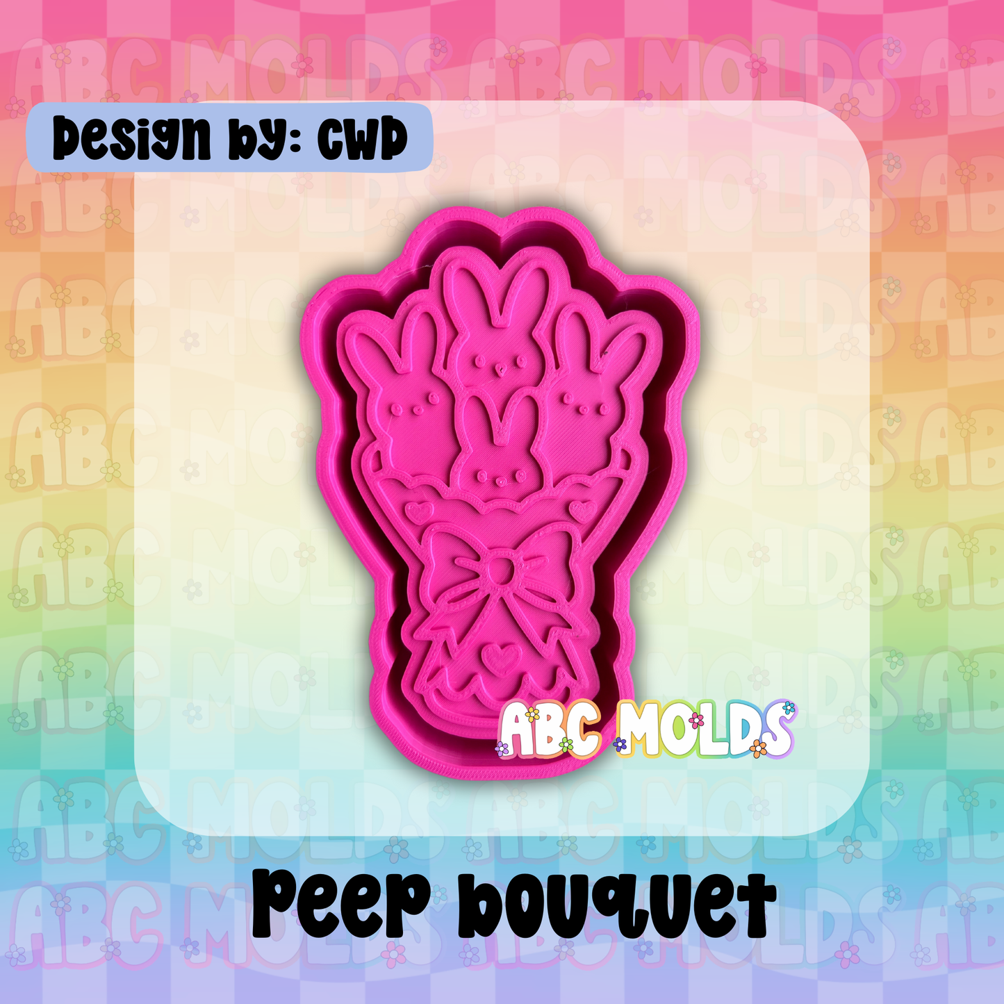 Bunny Bouquet Silicone Mold