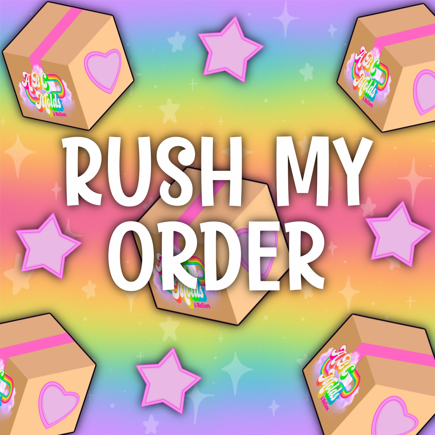 Rush My Order 1-5 molds ONLY (read description before purchasing)