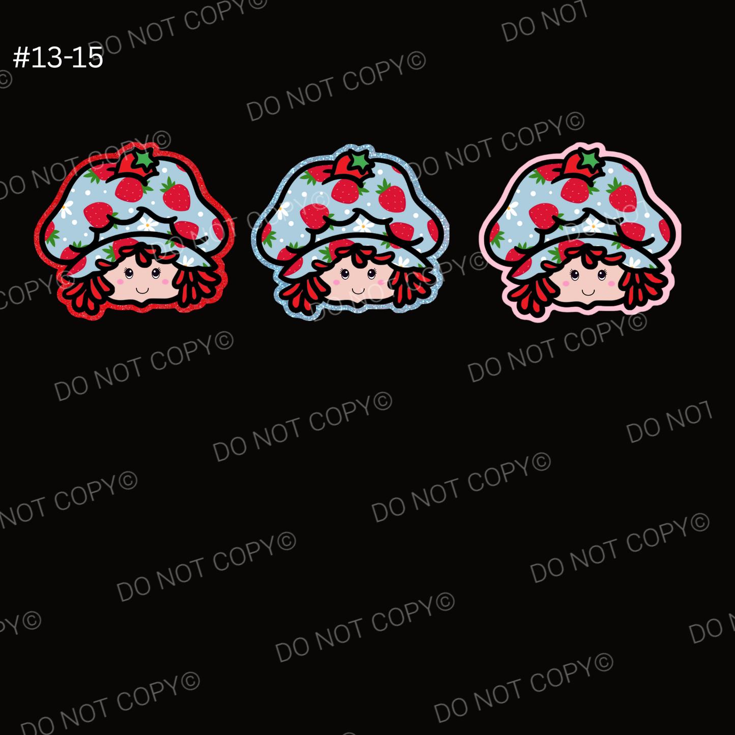 ABC Strawberry Short Cardstock - Shipped by Kaleidoscope Kreations