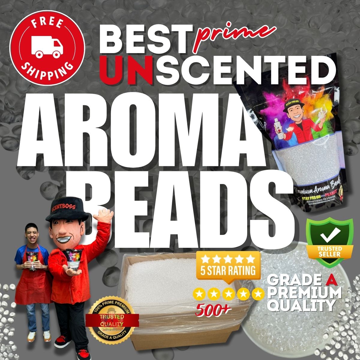 Prime Premium Grade Unscented Aroma Beads (FREE Shipping)