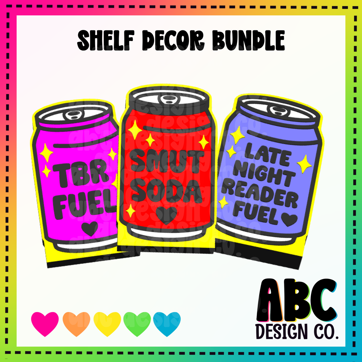 Soda Bundle - Shelf Decor - 3mf - Digital Download