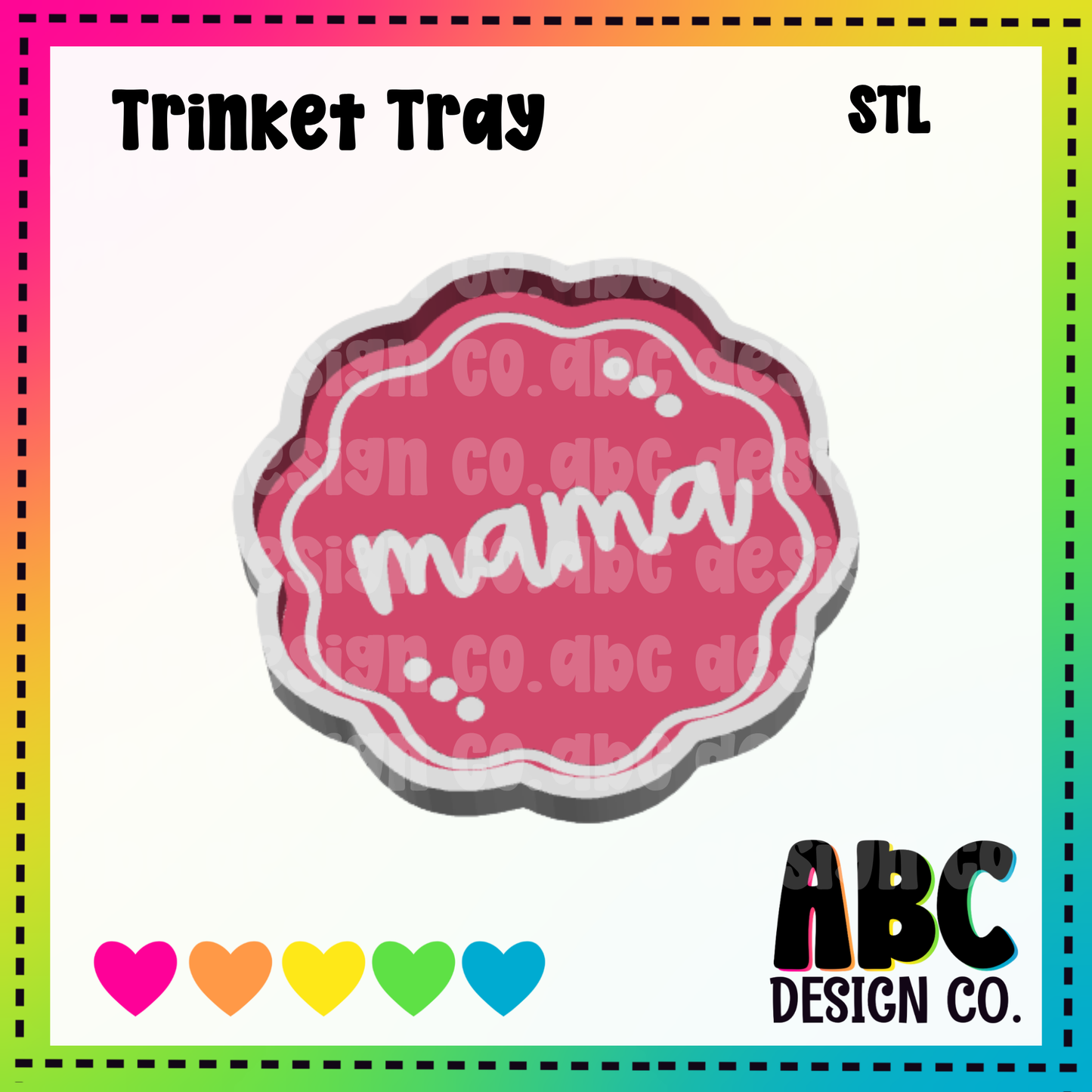 Mama - Trinket Tray - STL & 3mf - Digital Download