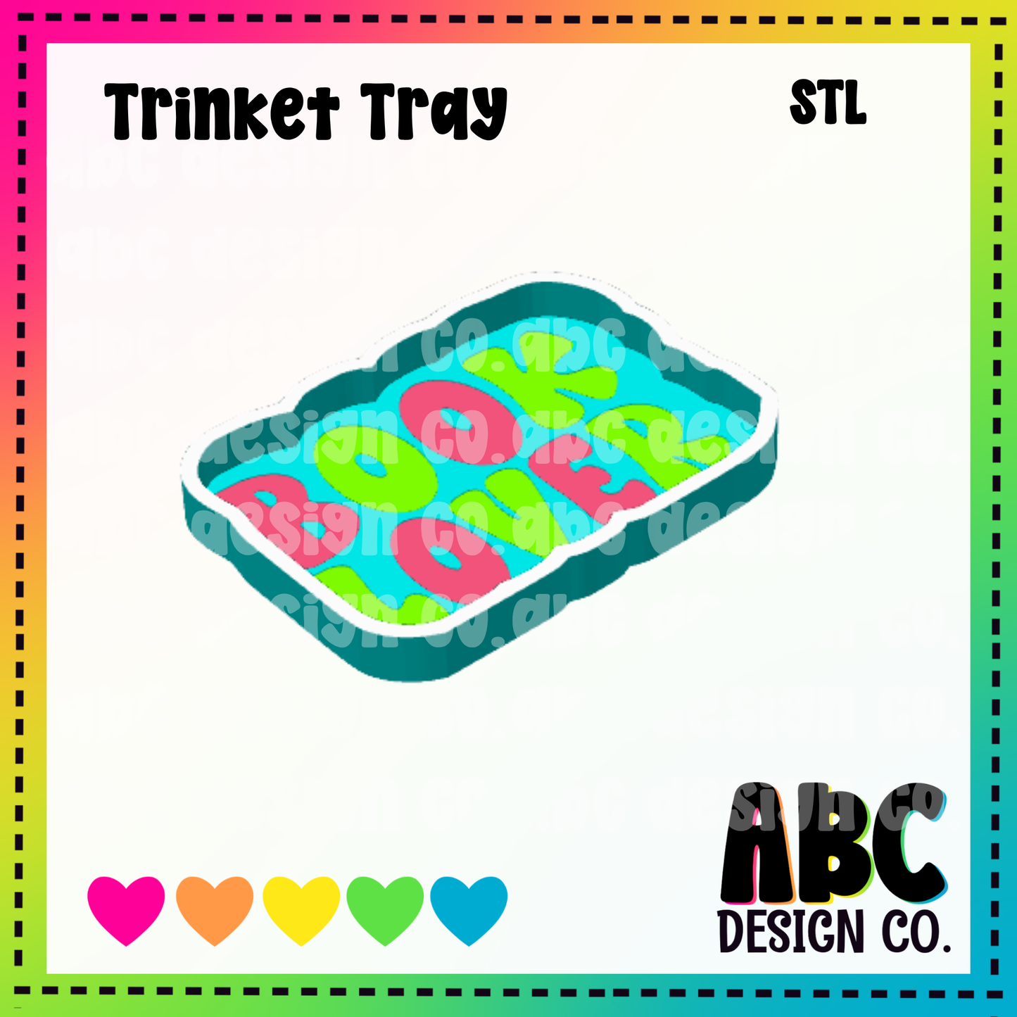 Book Lover - Trinket Tray - STL & 3mf- Digital Download