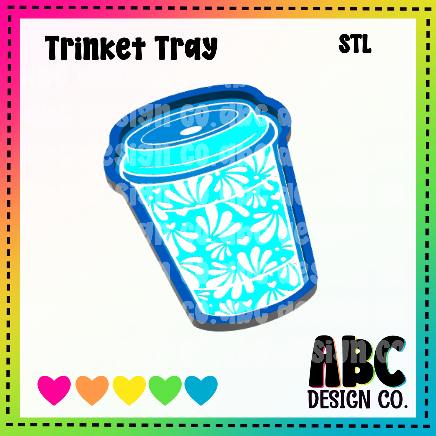 Talavera Latte - Trinket Tray - STL & 3mf - Digital Download