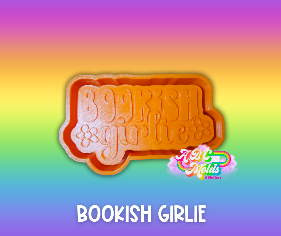 Bookish Girlie silicone mold