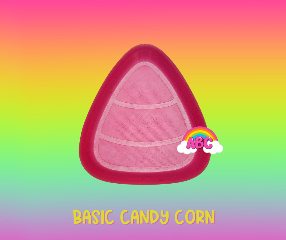 Candy Corn Silicone Freshie Mold