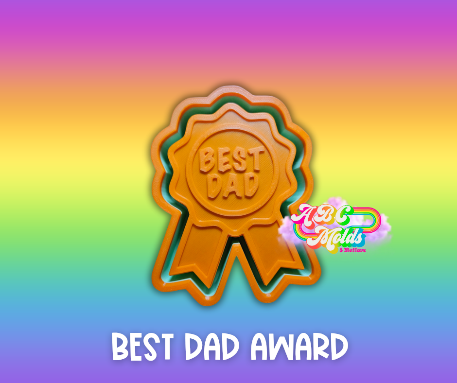 Best Dad Award silicone mold