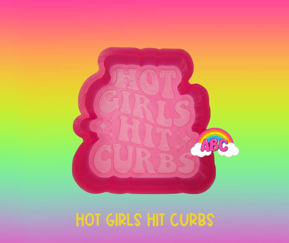 Hot Girls Hit Curbs Silicone Freshie Mold