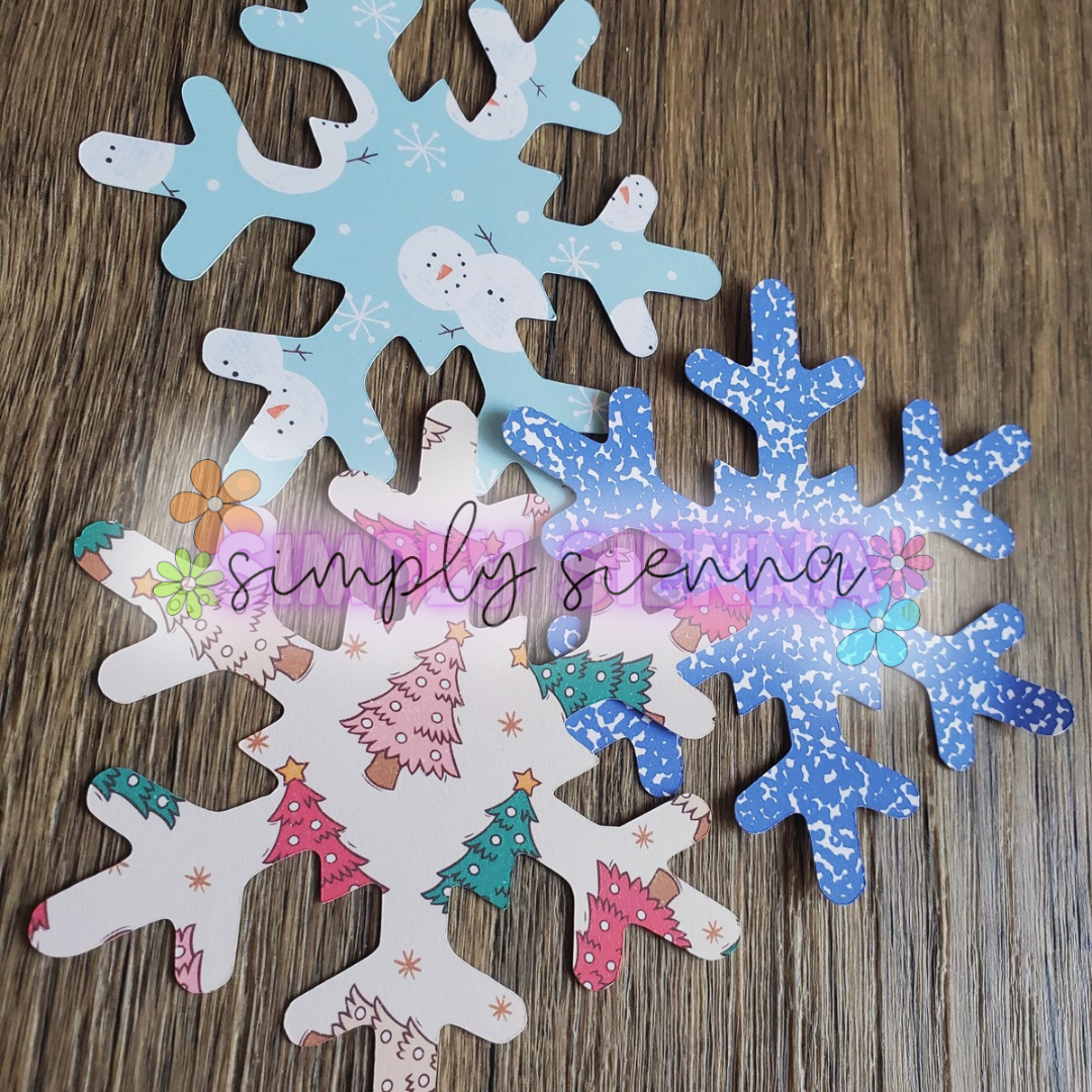 Snowflake Cardstock - Sold & Shipped By Simply Sienna