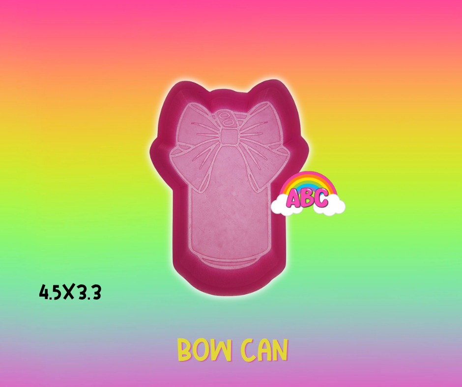 Bow Can Silicone Freshie Mold