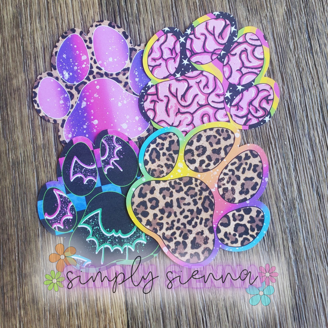Paw Print Cardstock - Sold & Shipped By Simply Sienna