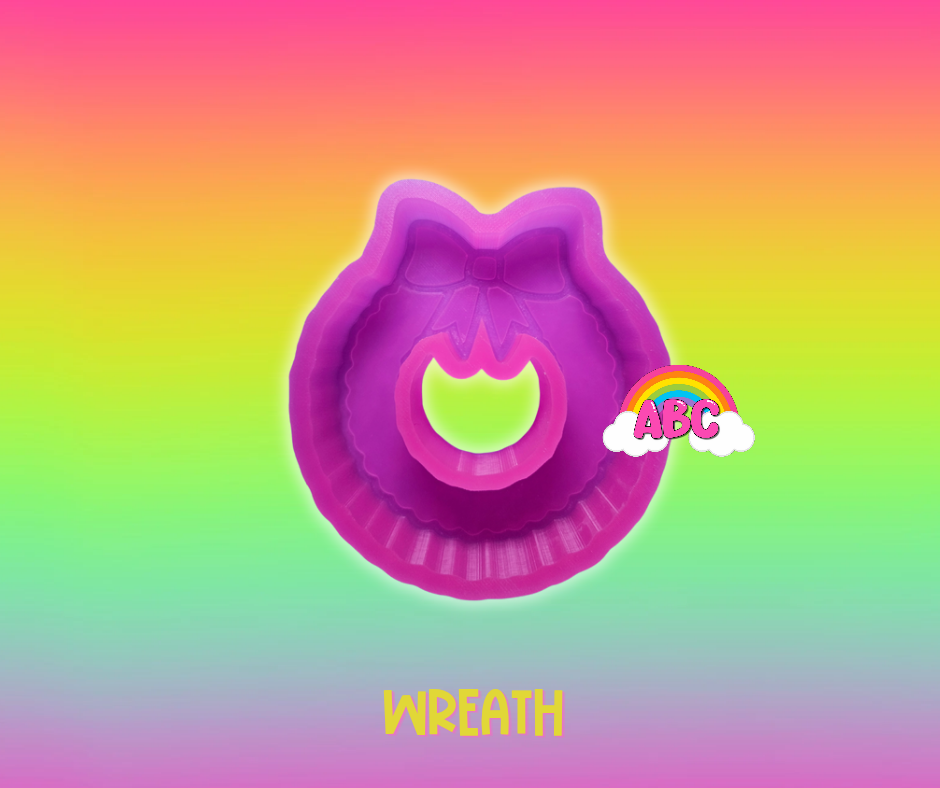 Wreath silicone mold