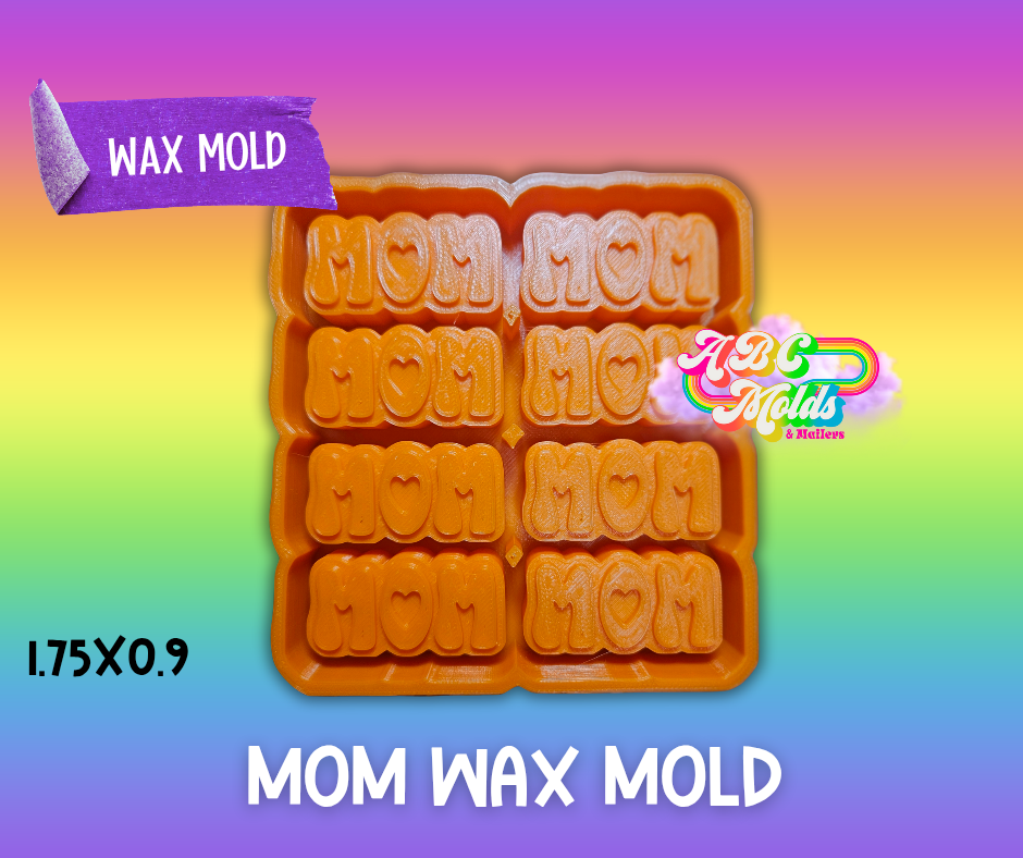 Mom multi cavity wax Silicone mold