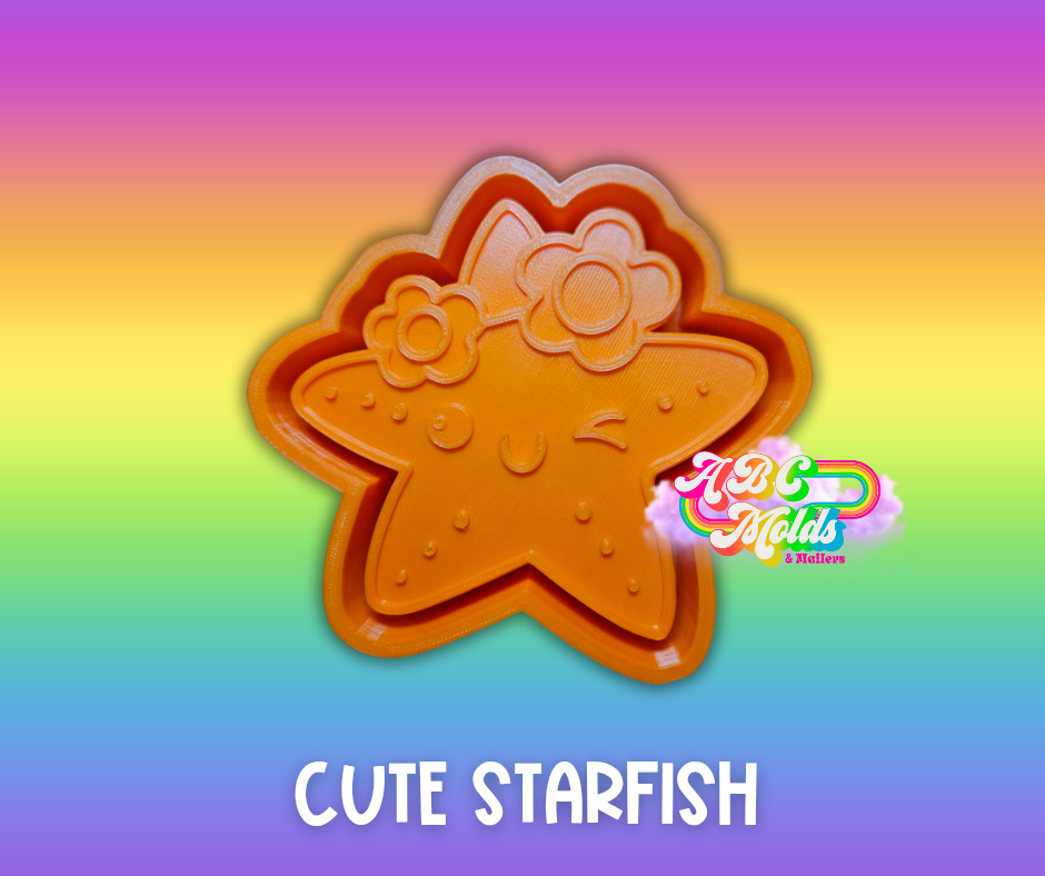 Cute Starfish silicone mold
