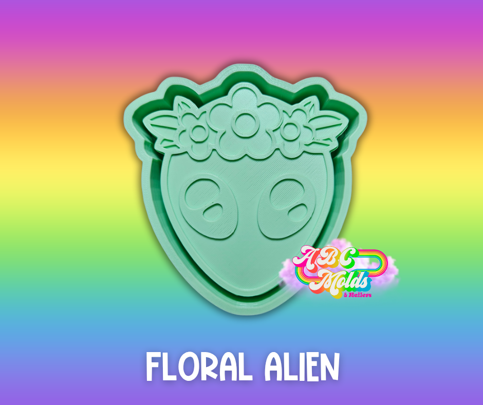Floral Alien Silicone Mold