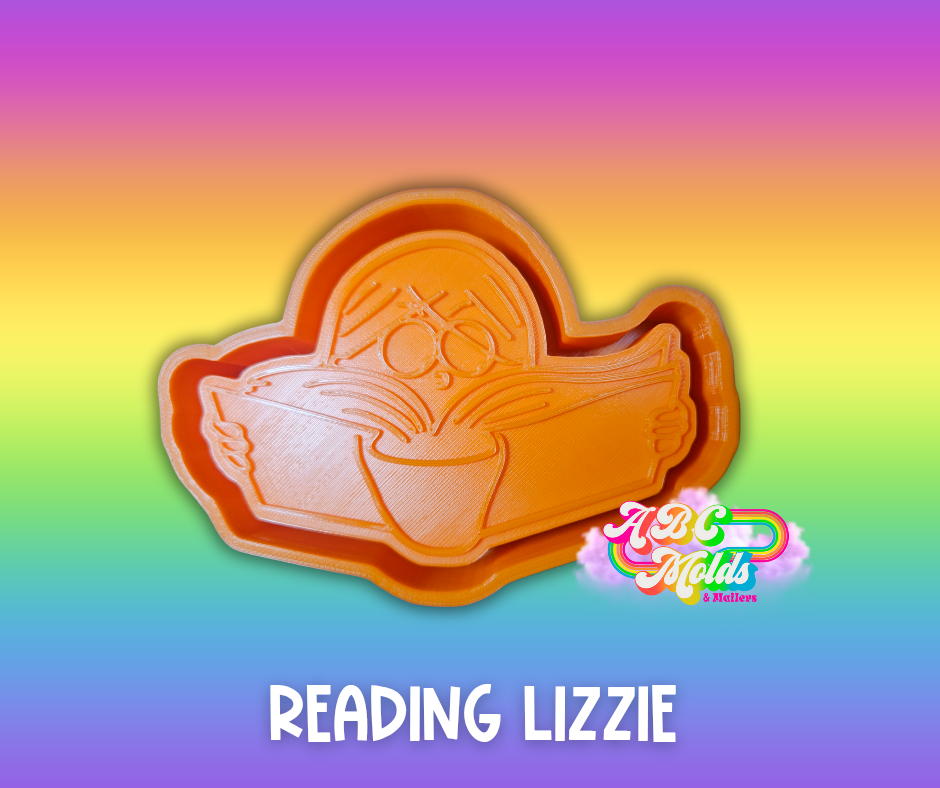 Lizzie Reading Silicone Mold