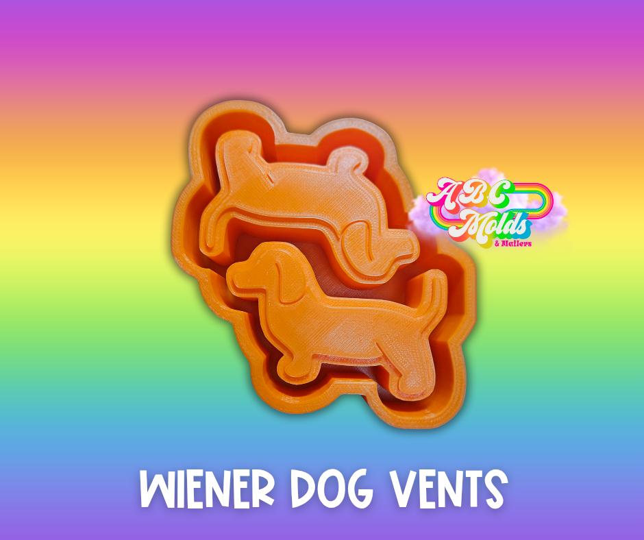 Wiener Dog Vents Silicone Mold