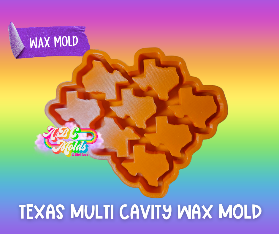 Texas multi cavity wax Silicone mold