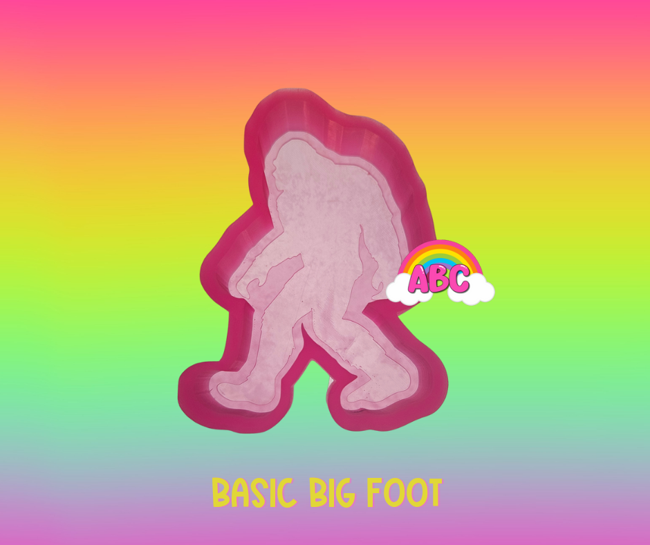 Basic Big Foot Silicone Freshie Mold