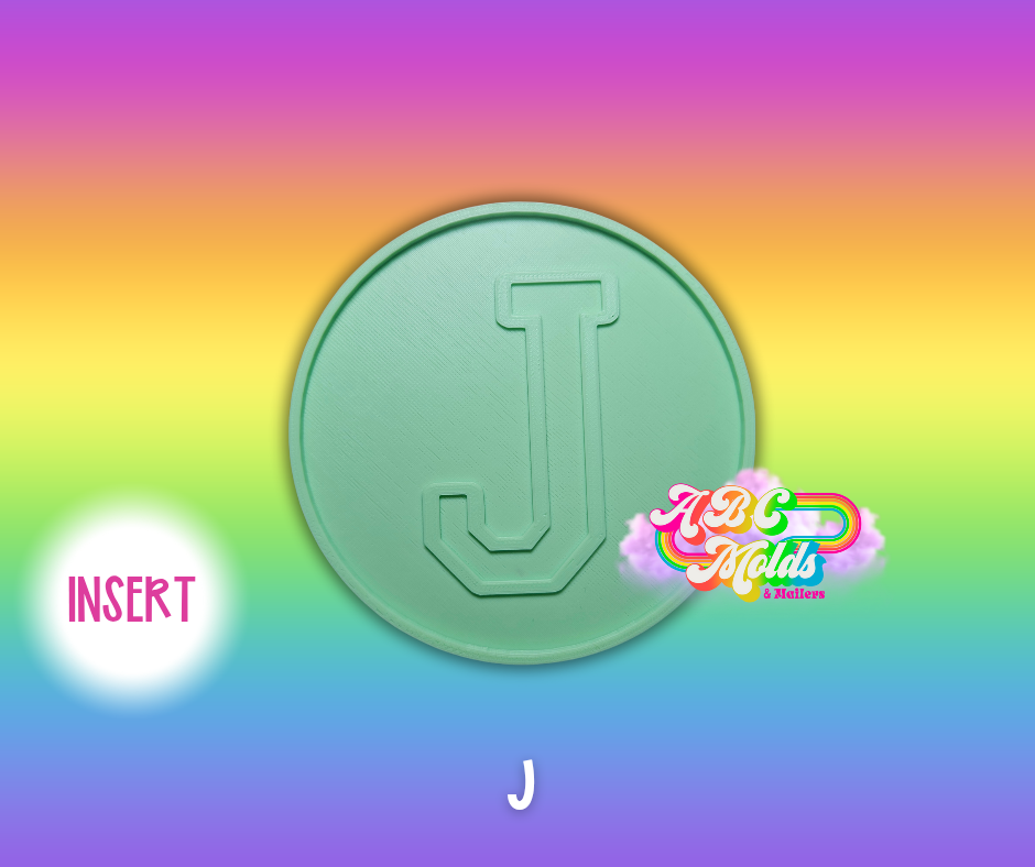 Alphabet Circle Inserts - Individual Listing
