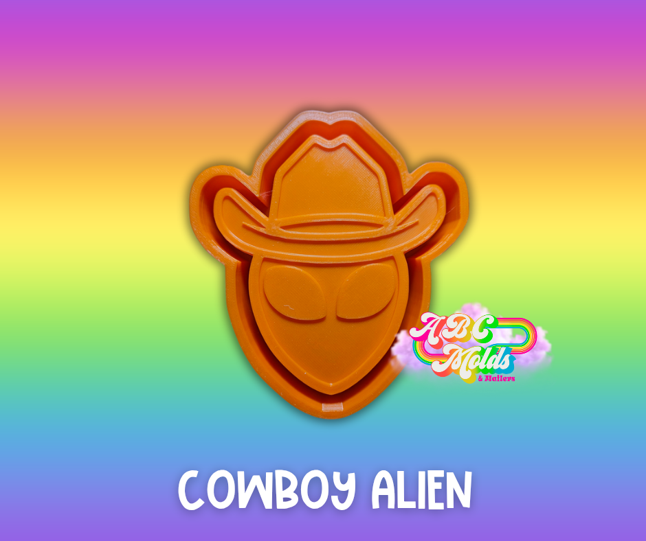 Cowboy Alien silicone mold