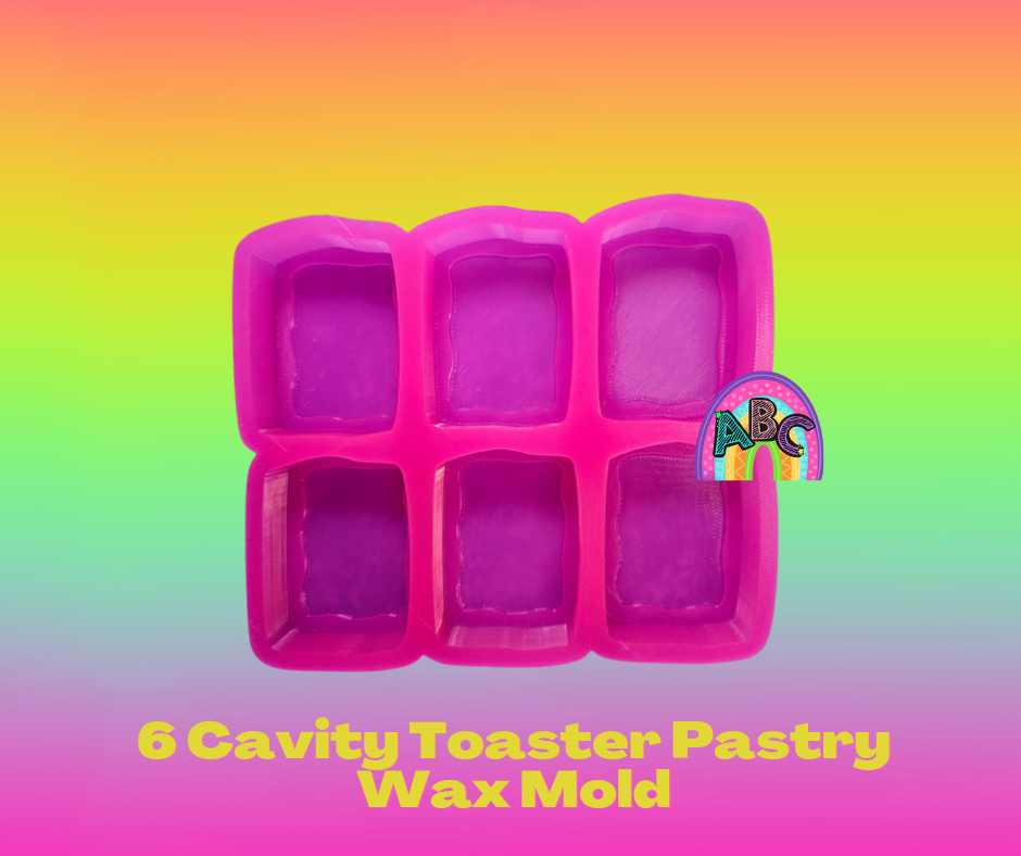 6 Cavity Toaster Pastry Wax Mold